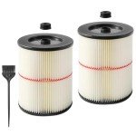 Craftsman Shop Vac 17816 Filter - 2 Pack