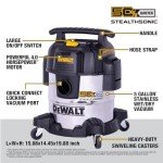 DEWALT Ultra-Quiet 5 Gal Wet/Dry Shop Vacuum