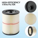Craftsman Shop Vac 17816 Filter - 2 Pack