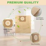 10 Pack Disposable Filter Bags for Stanley Vacs