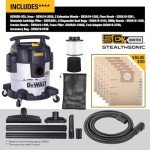 DEWALT Ultra-Quiet 5 Gal Wet/Dry Shop Vacuum