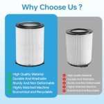 VF4000 Filter for Ridgid Wet/Dry Vac - 2 Pack