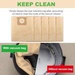 10 Pack Disposable Filter Bags for Stanley Vacs