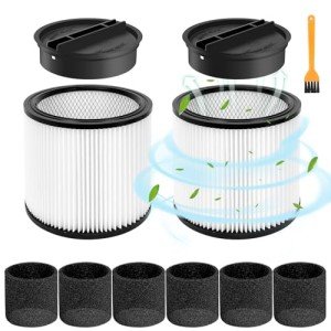 2-Pack Replacement Filter for Shop Vac 5 Gallon+