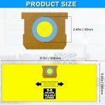 High-Efficiency Shop Vac Disposable Filter Bags - 6 Pack