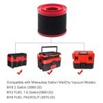 HEPA and Sponge Filters for Milwaukee Vacuums