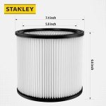 Stanley Replacement Filters for Wet Dry Vacuums