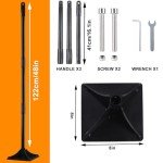 Heavy Duty Adjustable Steel Garden Tamper Tool