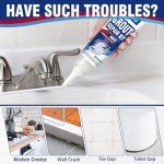 Tile Grout Repair Kit - Fast Drying 2 Pack