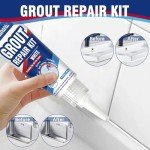 Tile Grout Repair Kit - Fast Drying 2 Pack