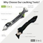 5-in-1 Silicone Caulking Tool Kit