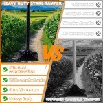 Heavy Duty Adjustable Steel Garden Tamper Tool