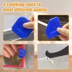 10-Piece Silicone Caulking Tool Set for Home Projects