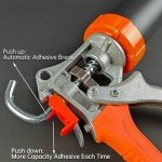 Dual-Purpose Caulk Gun with Nozzles - 2 Pack