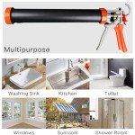 Dual-Purpose Caulk Gun with Nozzles - 2 Pack
