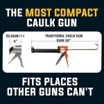 SILIGUN™ PRO Compact No Drip Caulking Gun