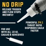 SILIGUN™ PRO Compact No Drip Caulking Gun