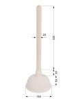 AquaSu 135cm White Pömpel Plunger