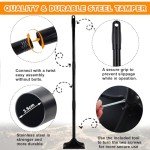 Heavy Duty Adjustable Steel Garden Tamper Tool