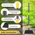 60" Multifunctional Garden Shovel and Scraper