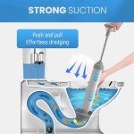High Pressure Toilet Plunger - Multi-Purpose Tool