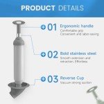 High Pressure Toilet Plunger - Multi-Purpose Tool