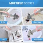 High Pressure Toilet Plunger - Multi-Purpose Tool