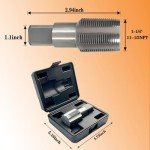1-1/4" NPT Pipe Tap Set for Precision Threading