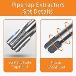 1-1/4" NPT Pipe Tap Set for Precision Threading