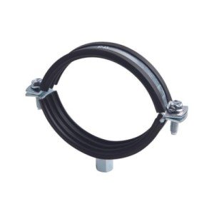 Solid Clamp for Steel/Copper/PVC Pipes - Set of 2