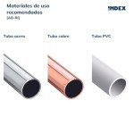 Solid Clamp for Steel/Copper/PVC Pipes - Set of 2