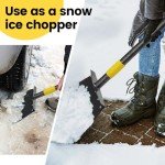 60" Multifunctional Garden Shovel and Scraper