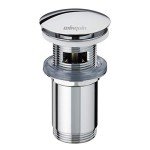 Wirquin Chrome Basin Waste with Overflow