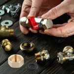 6PCS Brass Blanking Nut Caps with Washers