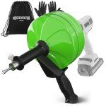 35FT Drain Snake with Drill Attachment