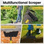 60" Multifunctional Garden Shovel and Scraper