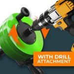35FT Drain Snake with Drill Attachment