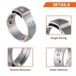 50-Pack 3/8 Inch Stainless Steel PEX Clamps