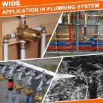 50-Pack 3/8 Inch Stainless Steel PEX Clamps