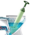High Pressure Toilet Plunger for Clogs (Green)
