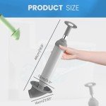 High Pressure Toilet Plunger for Clogs (Green)