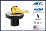 Vinland Marine Brass Drain Plug with Snap Handle