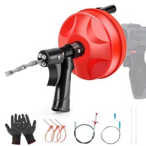 Feeloco 35 FT Automatic Retractable Drain Snake