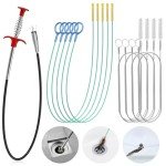 30-Inch Drain Snake & Flexible Cleaning Tools Set