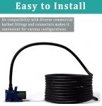 25ft Flexible PVC Tubing for Water Transfer