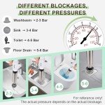 High Pressure Multi-Purpose Toilet Plunger Tool