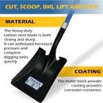 Tulex Heavy Duty Transfer Shovel with D-Grip