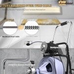 Jaxenor Electric Drain Cleaner 75FT with Cutters