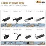 Jaxenor Electric Drain Cleaner 75FT with Cutters