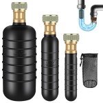 3-Piece Drain Cleaning Bladder Kit for Pipe Unclogging